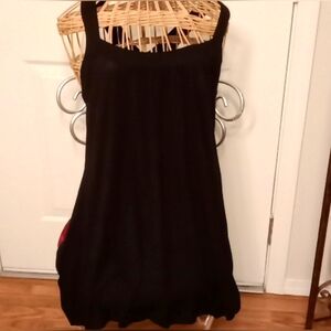 Forever 21 Black Zip Back Dress